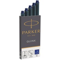 Синие картриджи Parker (Паркер) Quink Cartridges Blue 5шт