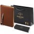 Набор Parker IM Core Dark Espresso CT из шариковой ручки и ежедневника коричневого цвета в Новосибирске