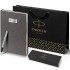 Набор Parker Jotter Stainless Steel CT из перьевой ручки и серого ежедневника в Новосибирске