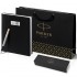 Набор Parker Jotter Stainless Steel GT из перьевой ручки и ежедневника черного цвета в Новосибирске