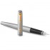 Набор Parker Jotter Stainless Steel GT из перьевой ручки и зеленого ежедневника недатированного в Новосибирске