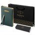 Набор Parker Jotter Stainless Steel GT из перьевой ручки и зеленого ежедневника недатированного в Новосибирске