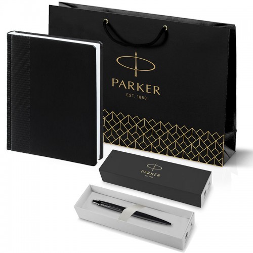 Набор Parker Jotter XL SE20 Monochrome Black из шариковой ручки и ежедневника черного цвета в Новосибирске