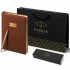 Набор Parker Jotter XL SE20 Monochrome Rose Gold из шариковой ручки и ежедневника коричневого цвета в Новосибирске
