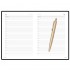 Набор Parker Jotter XL SE20 Monochrome Gold из шариковой ручки и ежедневника коричневого цвета в Новосибирске