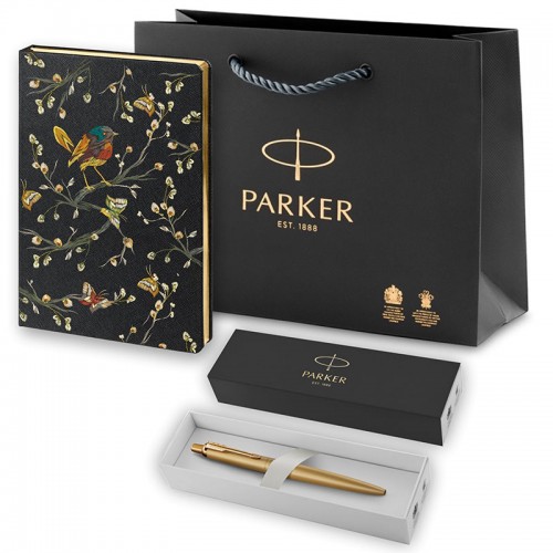 Набор Parker Jotter XL SE20 Monochrome Gold из шариковой ручки и ежедневника черного цвета в Новосибирске