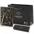Набор Parker Jotter XL SE20 Monochrome Gold из шариковой ручки и ежедневника черного цвета в Новосибирске