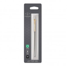 Шариковая ручка Parker Jotter Core Gel Stainless Steel GT в блистере