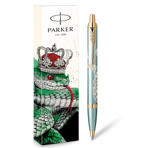 Шариковая ручка Parker IM SNAKE Special Edition GREEN Gradient GT